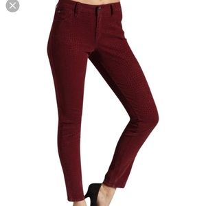 Joe’s skinny jeans snakeskin print